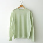 KID MOHAIR SHEER KNIT P/O #LIGHT GREEN [A24SP02FG]
