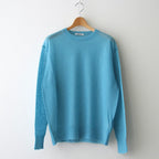 KID MOHAIR SHEER KNIT P/O #TURQUOISE BLUE [A24SP02FG]