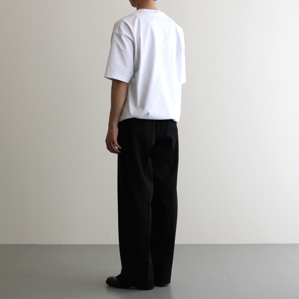 LONG WIDE TROUSERS #BLACK [ST.799]