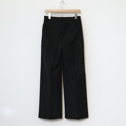 TROPICAL WOOL KID MOHAIR SLACKS #BLACK [A24SP05WM]