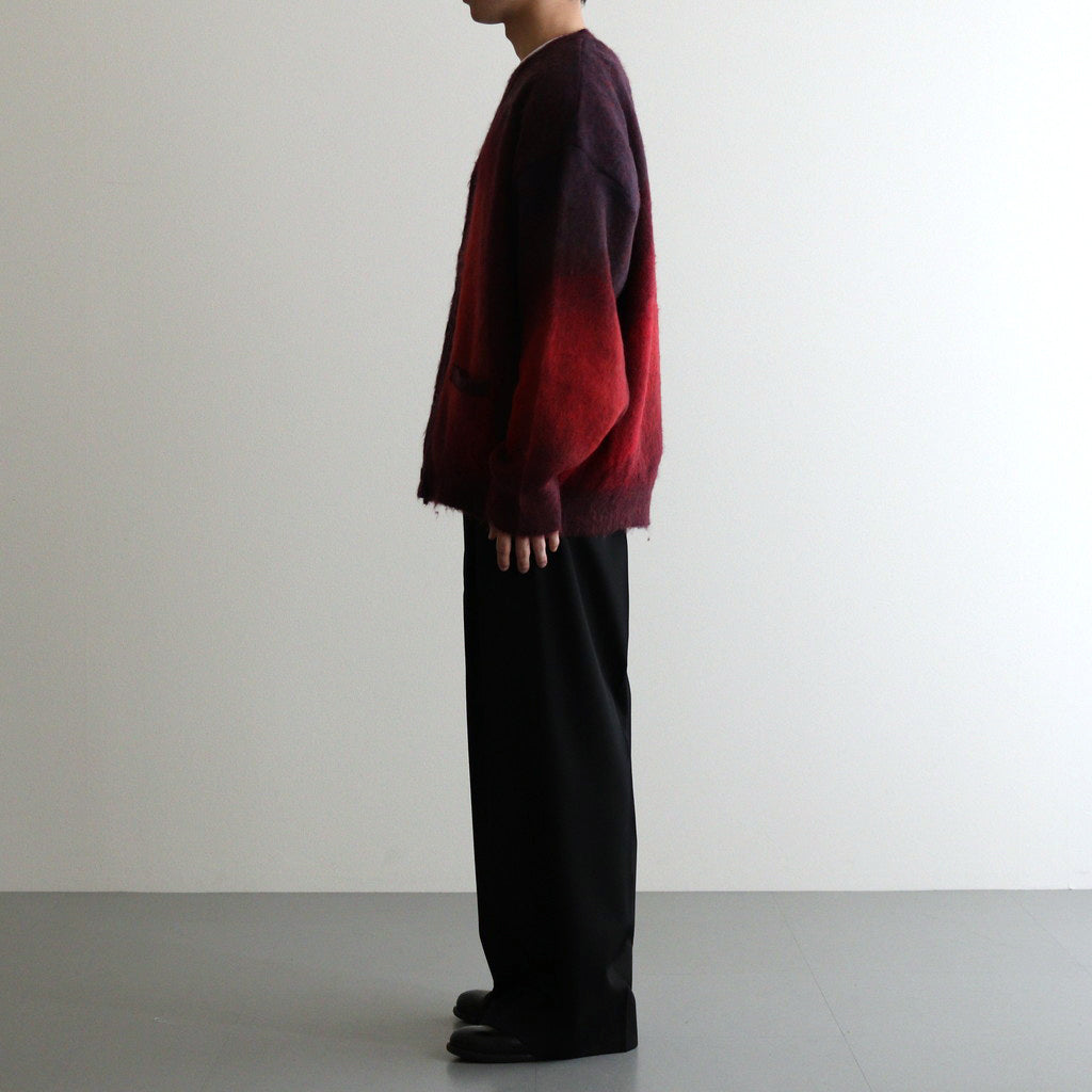 GRADATION MOHAIR CARDIGAN #RED [ST.699]