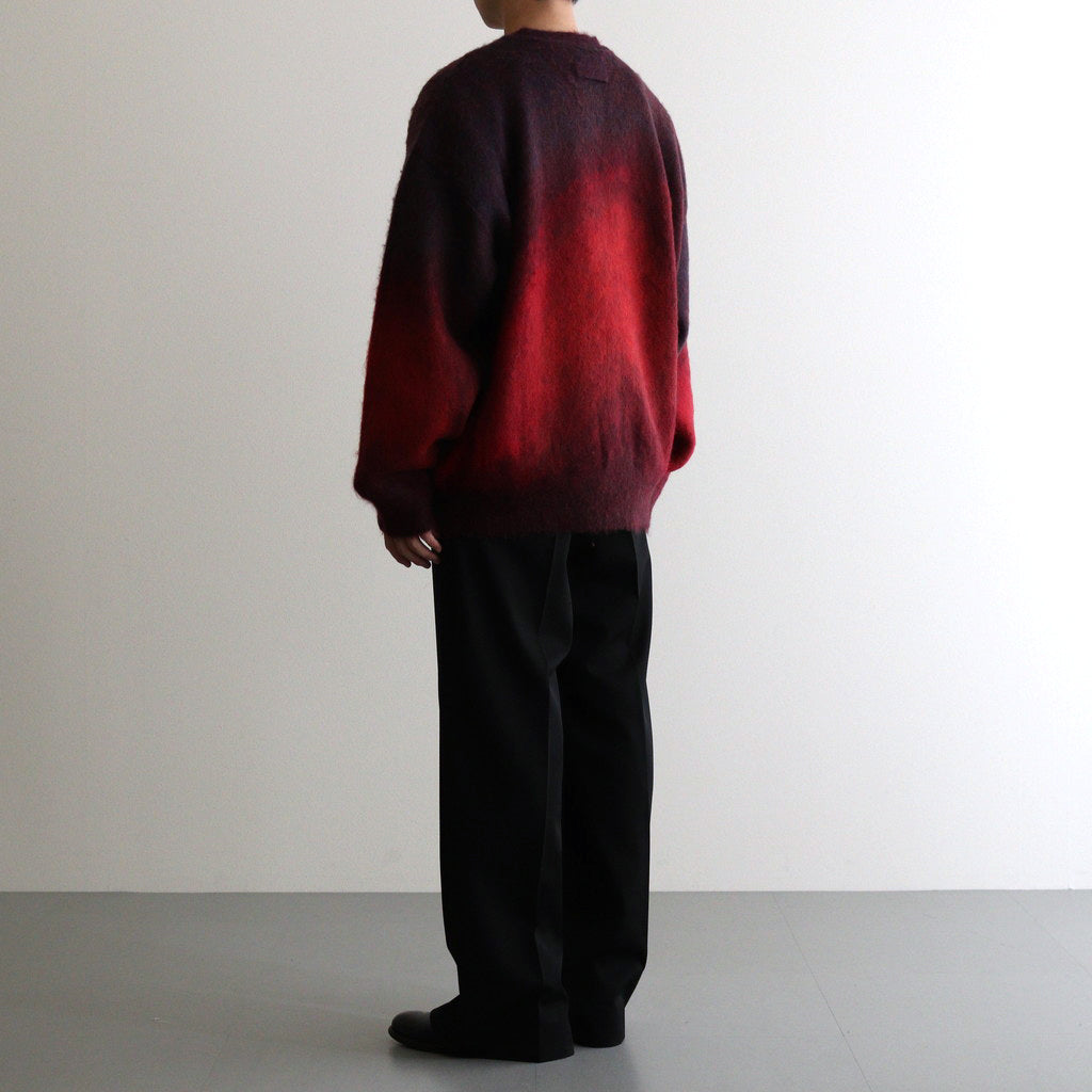 GRADATION MOHAIR CARDIGAN #RED [ST.699]