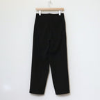 LIGHT WOOL MAX GABARDINE SLACKS #TOP BLACK [A24SP05MG]