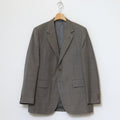 TROPICAL WOOL KID MOHAIR JACKET #GRAY CHECK [A24SJ04WM]