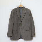 TROPICAL WOOL KID MOHAIR JACKET #GRAY CHECK [A24SJ04WM]