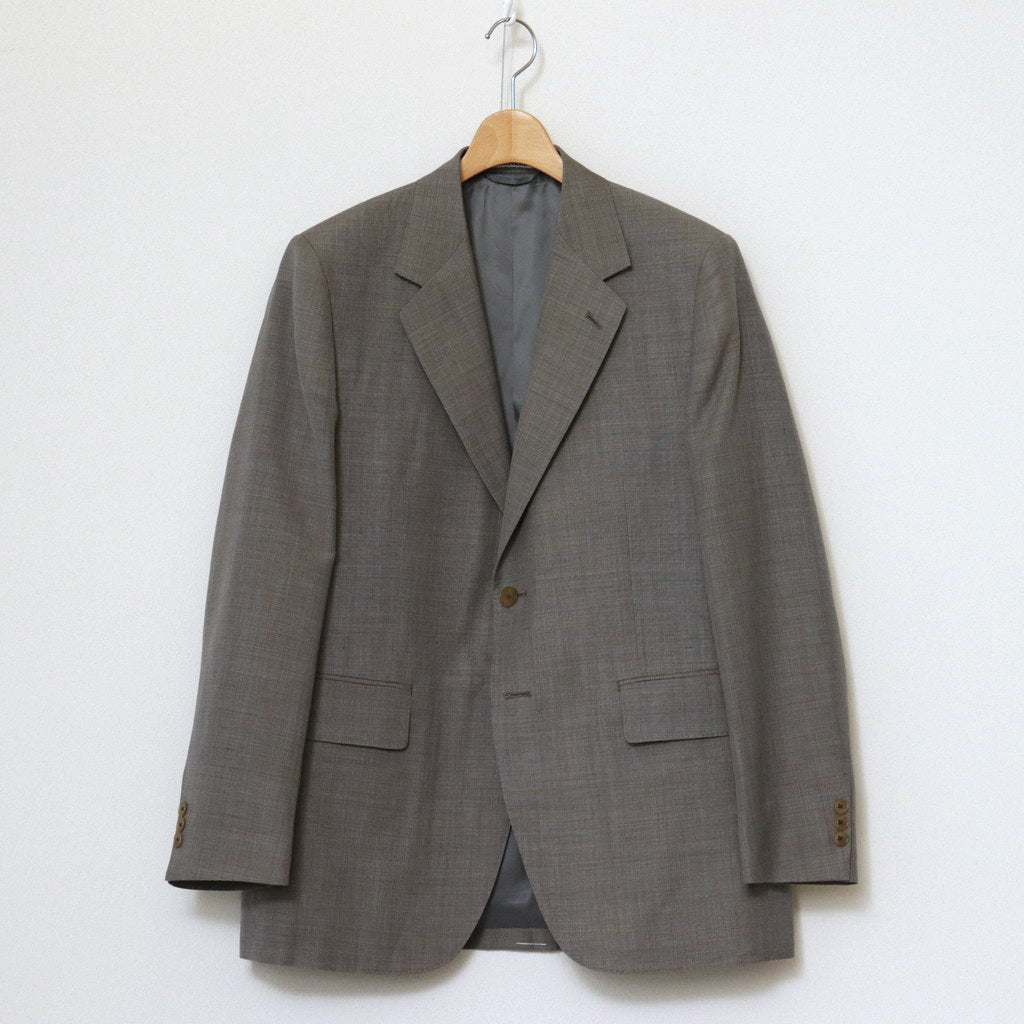 TROPICAL WOOL KID MOHAIR JACKET #GRAY CHECK [A24SJ04WM]