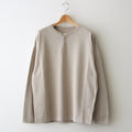 Henry Neck L/S #Beige [2401-003]