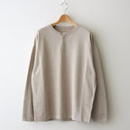 Henry Neck L/S #Beige [2401-003]
