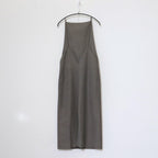 TROPICAL WOOL KID MOHAIR DRESS #GRAY CHECK [A24SD07WM]