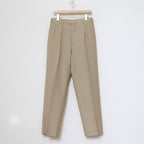TROPICAL WOOL KID MOHAIR SLACKS #GRAY BEIGE [A24SP03WM]