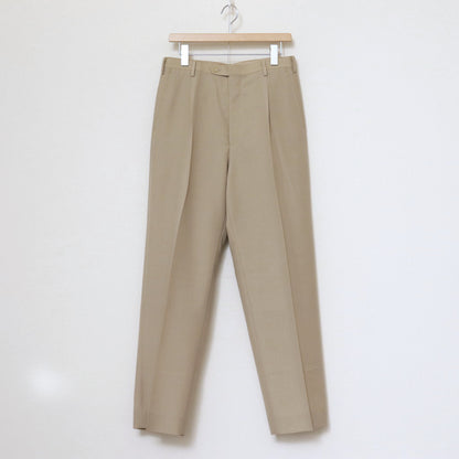 TROPICAL WOOL KID MOHAIR SLACKS #GRAY BEIGE [A24SP03WM]