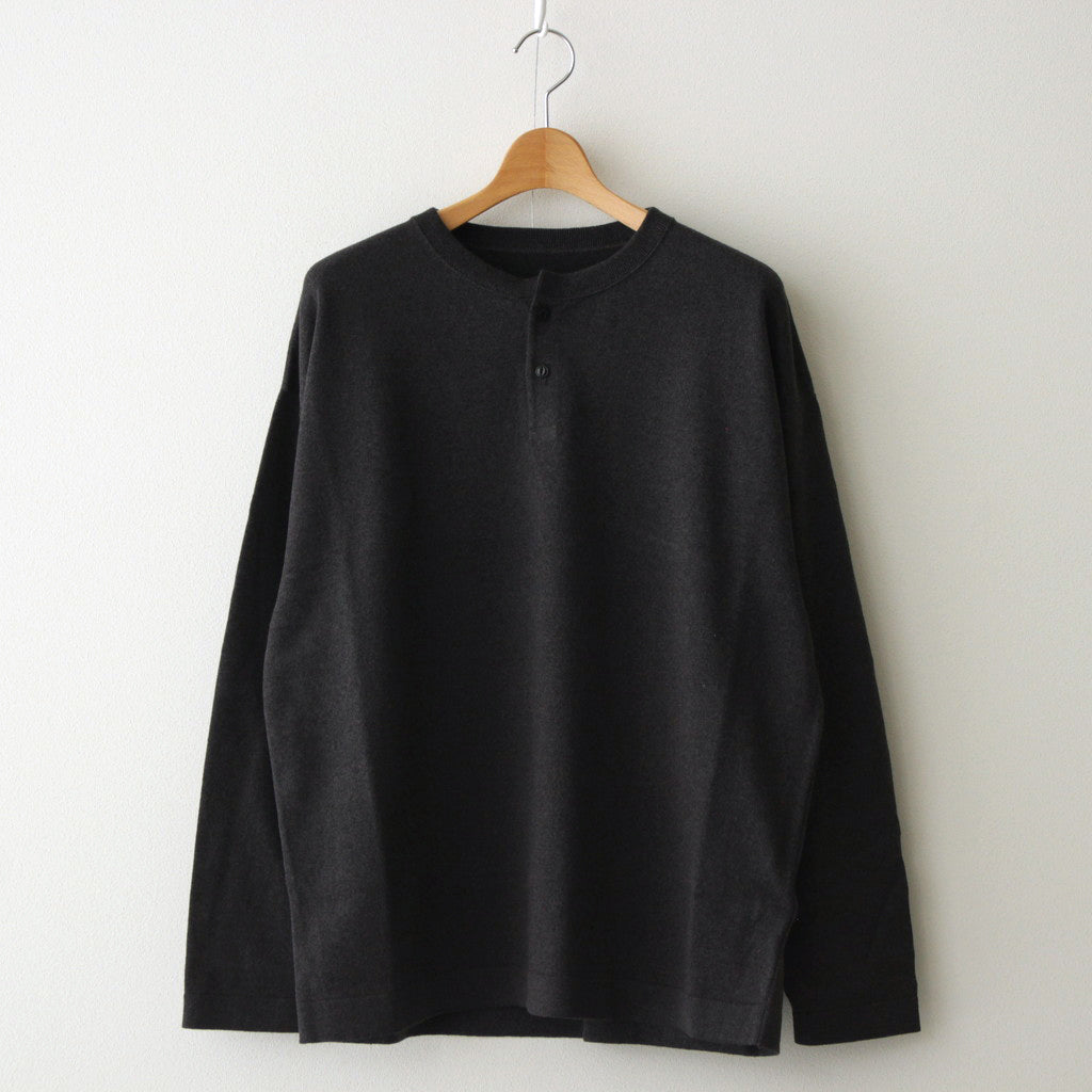 Henry Neck L/S #Black [2401-003]