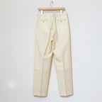 TROPICAL WOOL KID MOHAIR SLACKS #IVORY [A24SP03WM]