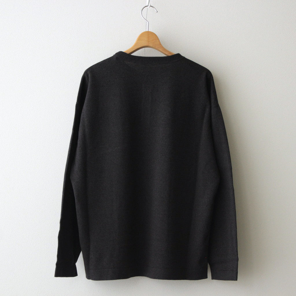 Henry Neck L/S #Black [2401-003]