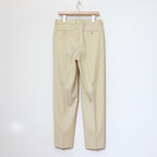 LIGHT WOOL MAX GABARDINE TWO-TUCK SLACKS #IVORY [A24SP03MG]