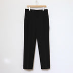 LIGHT WOOL MAX GABARDINE SLACKS #TOP BLACK [A24SP02MG]