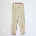 LIGHT WOOL MAX GABARDINE SLACKS #IVORY [A24SP02MG]