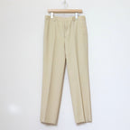 LIGHT WOOL MAX GABARDINE SLACKS #IVORY [A24SP02MG]
