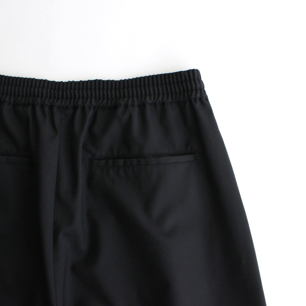 Fine Wool Tropical Easy Wide Pants #BLACK [GM241-40042]