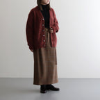 Mohair V/N Cardigan #Brick [2303-015]