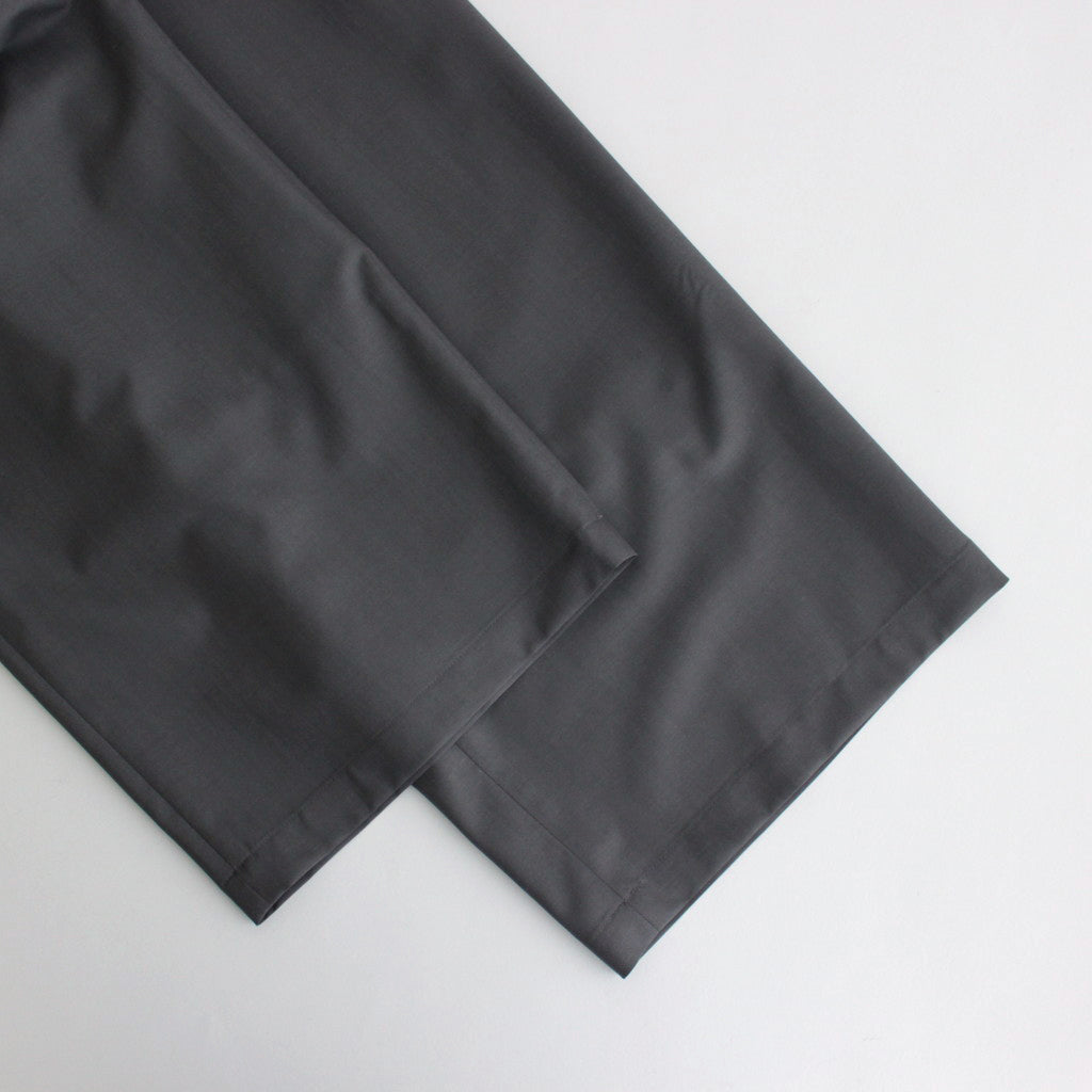 Fine Wool Tropical Easy Wide Pants #GRAY [GM241-40042]