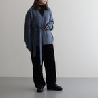 Suri Alpaca Short Gown #Blue [2303-016]