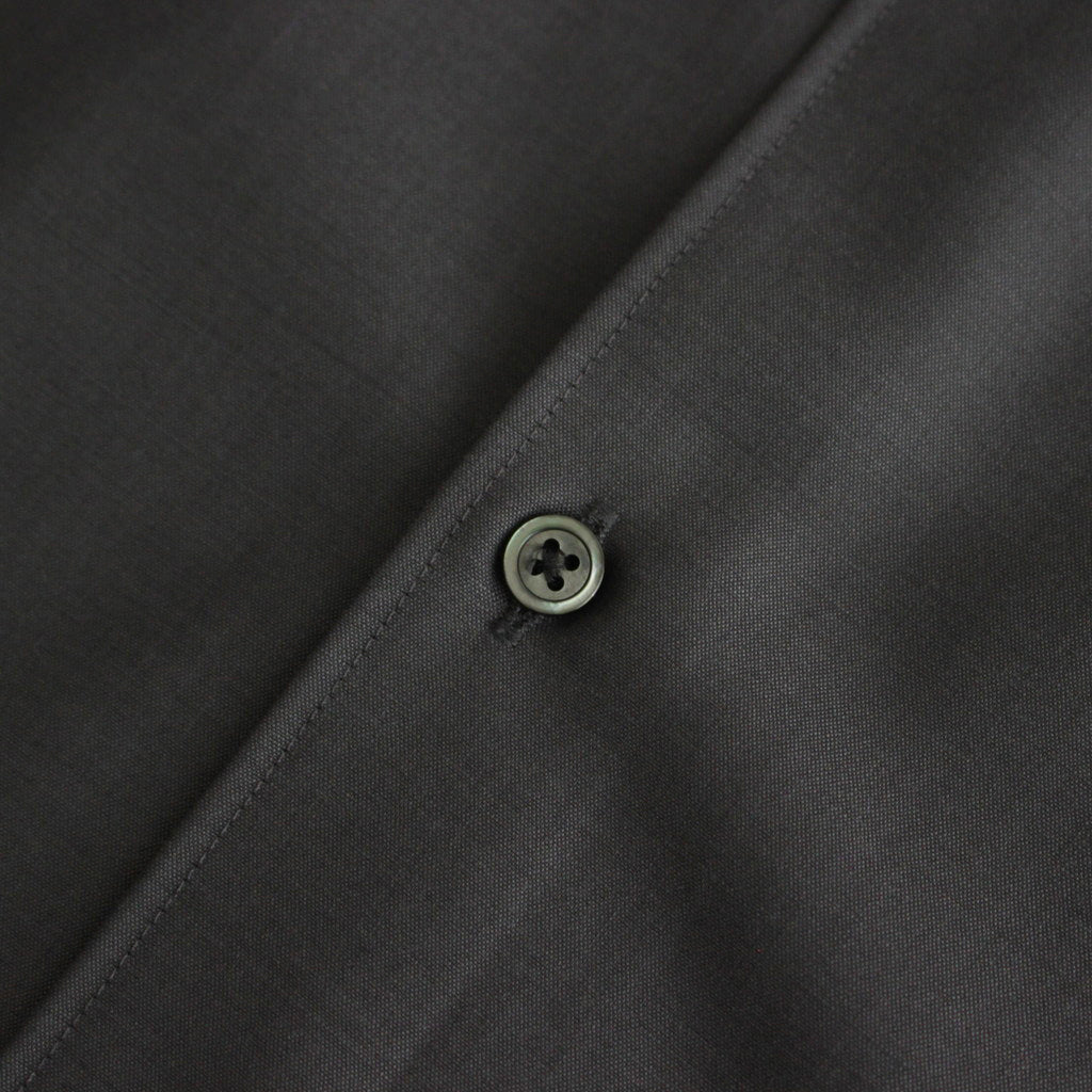 Fine Wool Tropical Oversized Regular Collar Shirt #GRAY [GM241-50040]