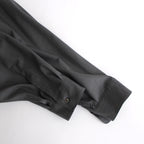 Fine Wool Tropical Oversized Regular Collar Shirt #GRAY [GM241-50040]