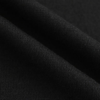 Worsted polyester jersey sweater #BLACK [HN-N001-051]