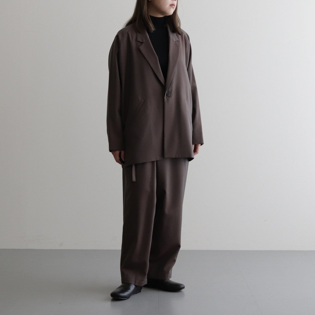 よそいきラグランスリーブJK #Khaki x Red [D223-J118]