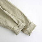 WASHED HARD TWIST CANVAS BLOUSON #KHAKI BEIGE [A24SB01OC]