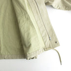 WASHED HARD TWIST CANVAS BLOUSON #KHAKI BEIGE [A24SB01OC]