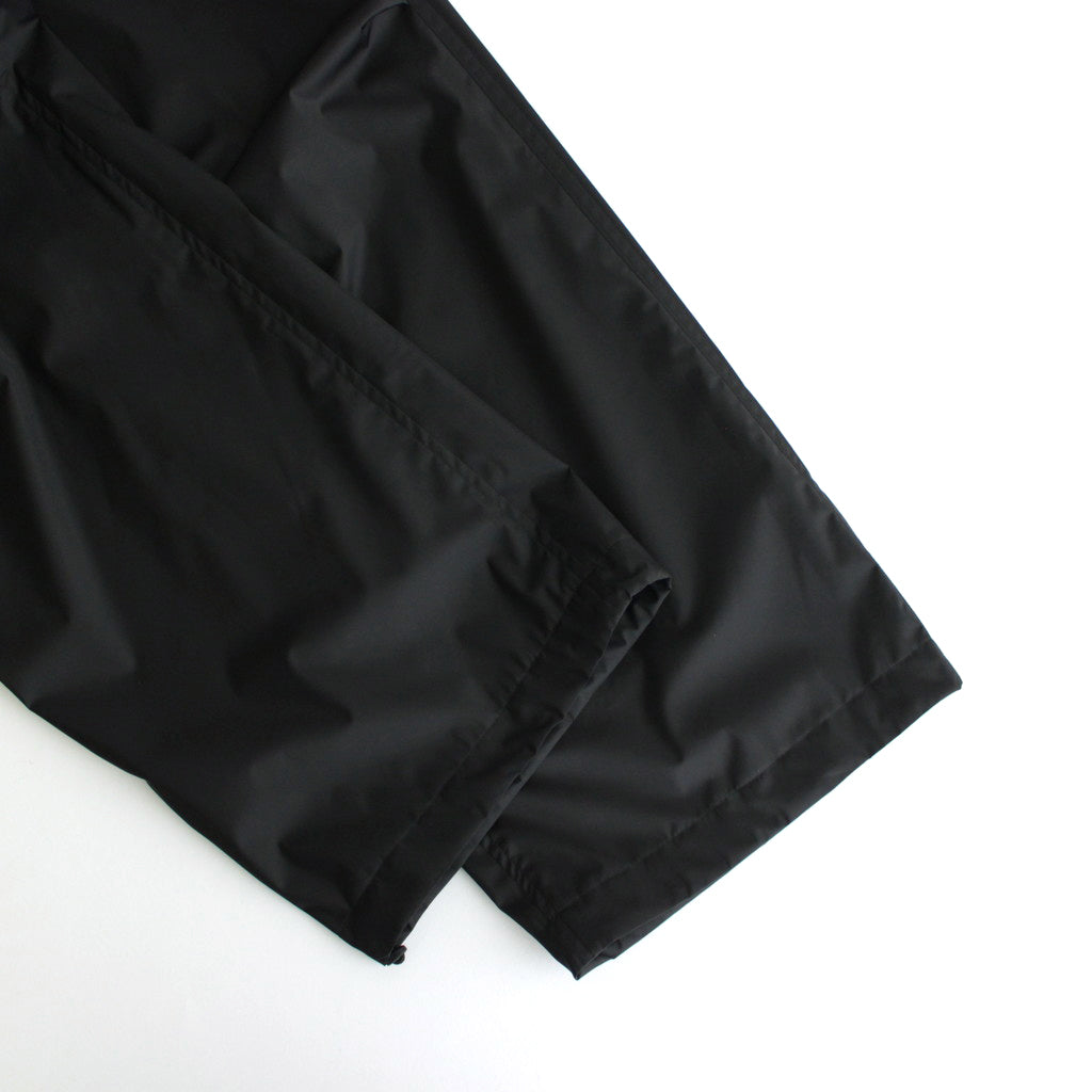 HARD TWIST POLYESTER SATIN LAMINATE FIELD PANTS #BLACK [A24SP03SL]