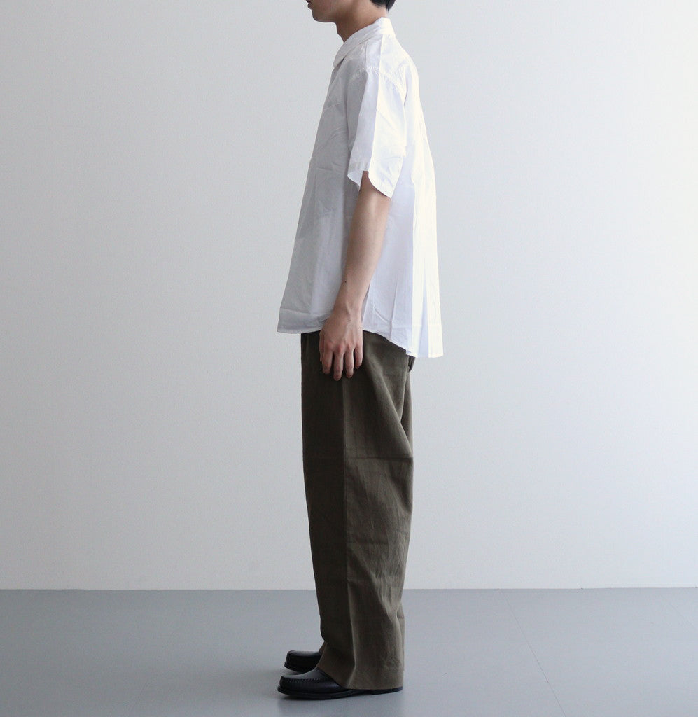 COMFORT SHIRT EXTRA WIDE S/S #white [13140] – ciacura