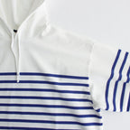 BORDER HOODIE #BLUE BORDER [H2401-CS028]