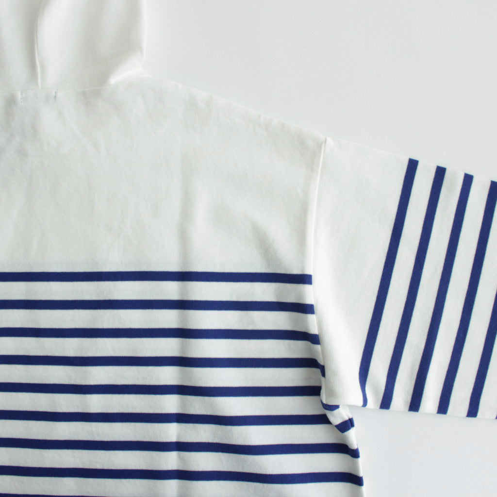 BORDER HOODIE #BLUE BORDER [H2401-CS028]