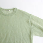 KID MOHAIR SHEER KNIT P/O #LIGHT GREEN [A24SP02FG]