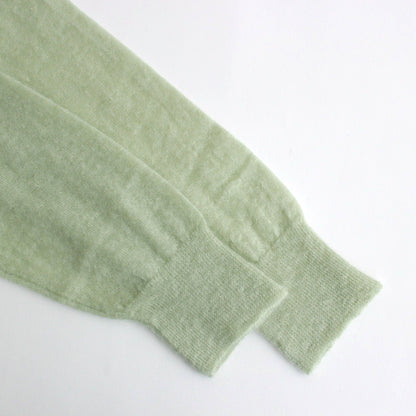 KID MOHAIR SHEER KNIT P/O #LIGHT GREEN [A24SP02FG]