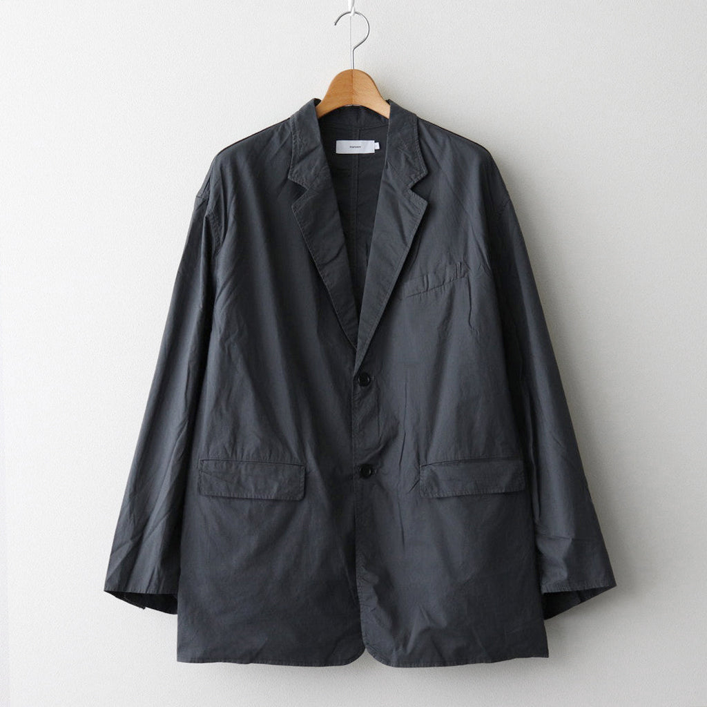 Garment Dyed Typewriter Oversized Jacket #C.GRAY [GM243-20087]