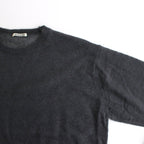KID MOHAIR SHEER KNIT P/O #DARK GRAY [A24SP02FG]