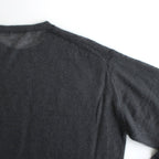 KID MOHAIR SHEER KNIT P/O #DARK GRAY [A24SP02FG]