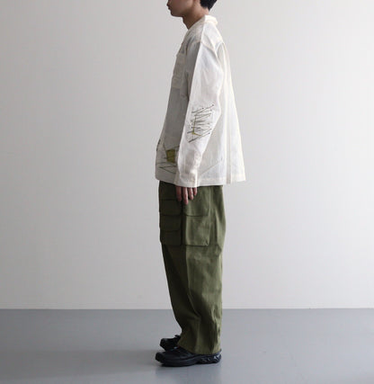 FORAGER PANTS #OLIVE SLUB [SSS24TRFORSLUOLI]