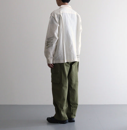 FORAGER PANTS #OLIVE SLUB [SSS24TRFORSLUOLI]