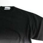 Piece Dyed High Gauge Knit Oversized Crew Neck #BLACK SHADE [GU241-80251C]