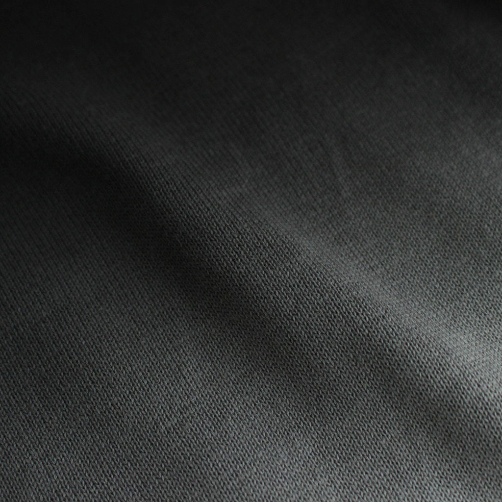 Piece Dyed High Gauge Knit Oversized Crew Neck #BLACK SHADE [GU241-80251C]