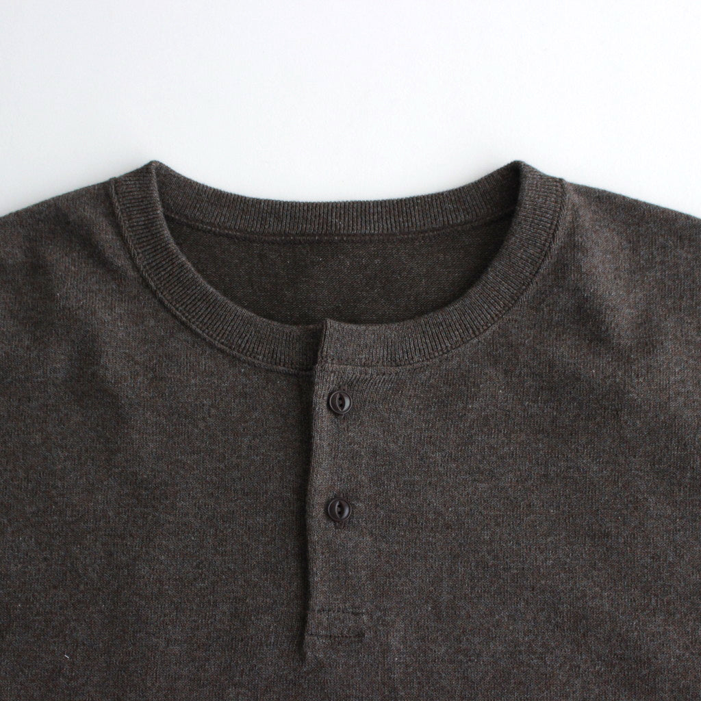 Henry Neck L/S #Brown [2401-003]