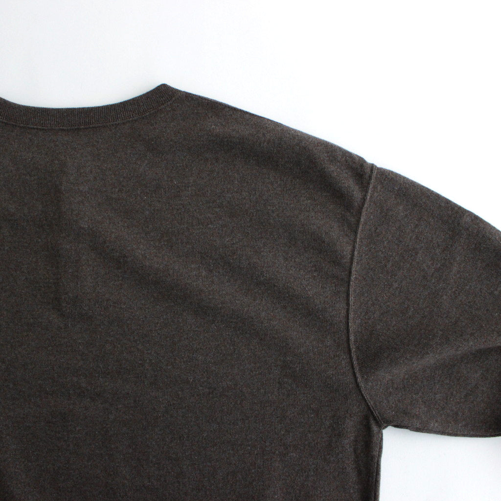 Henry Neck L/S #Brown [2401-003]