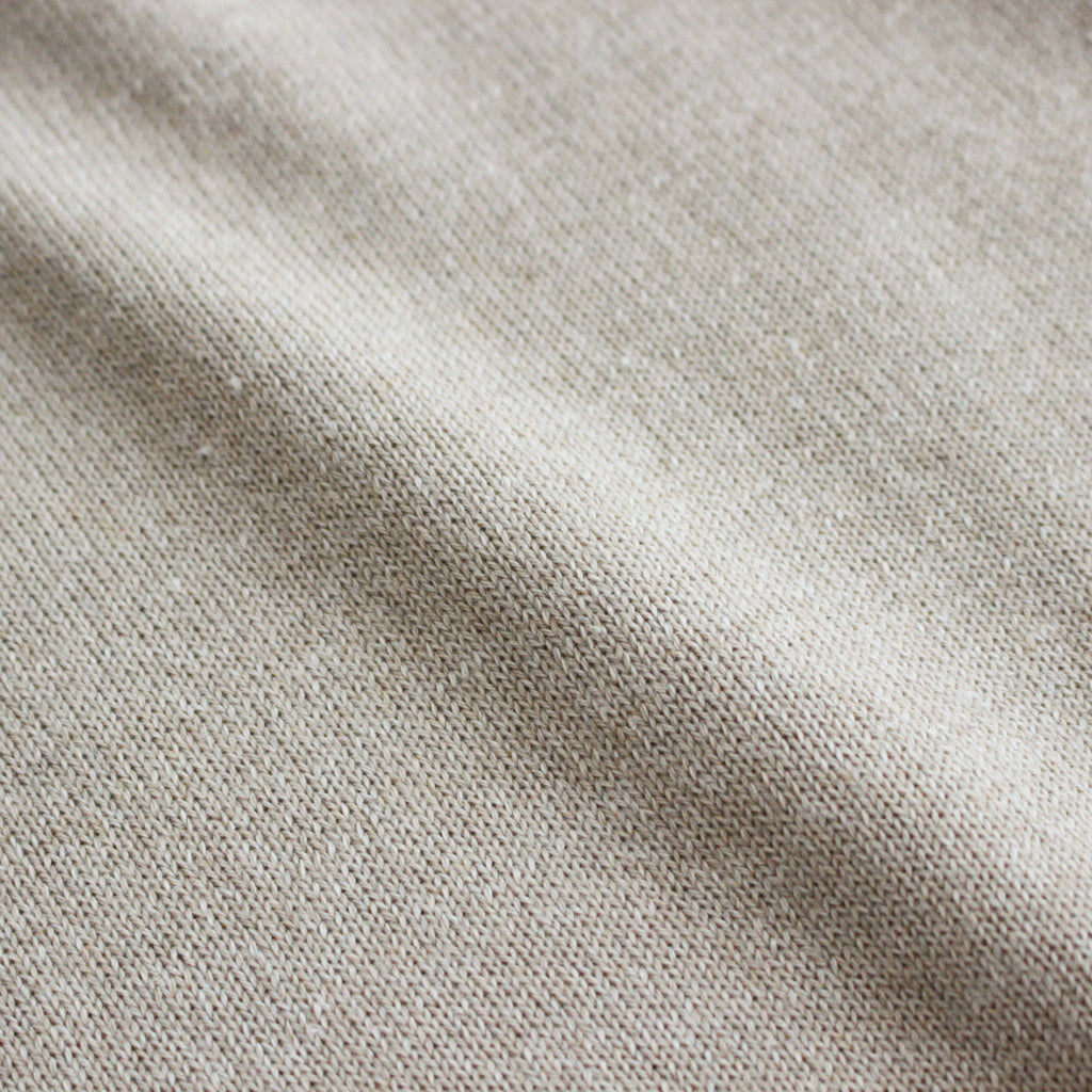 Henry Neck L/S #Beige [2401-003]