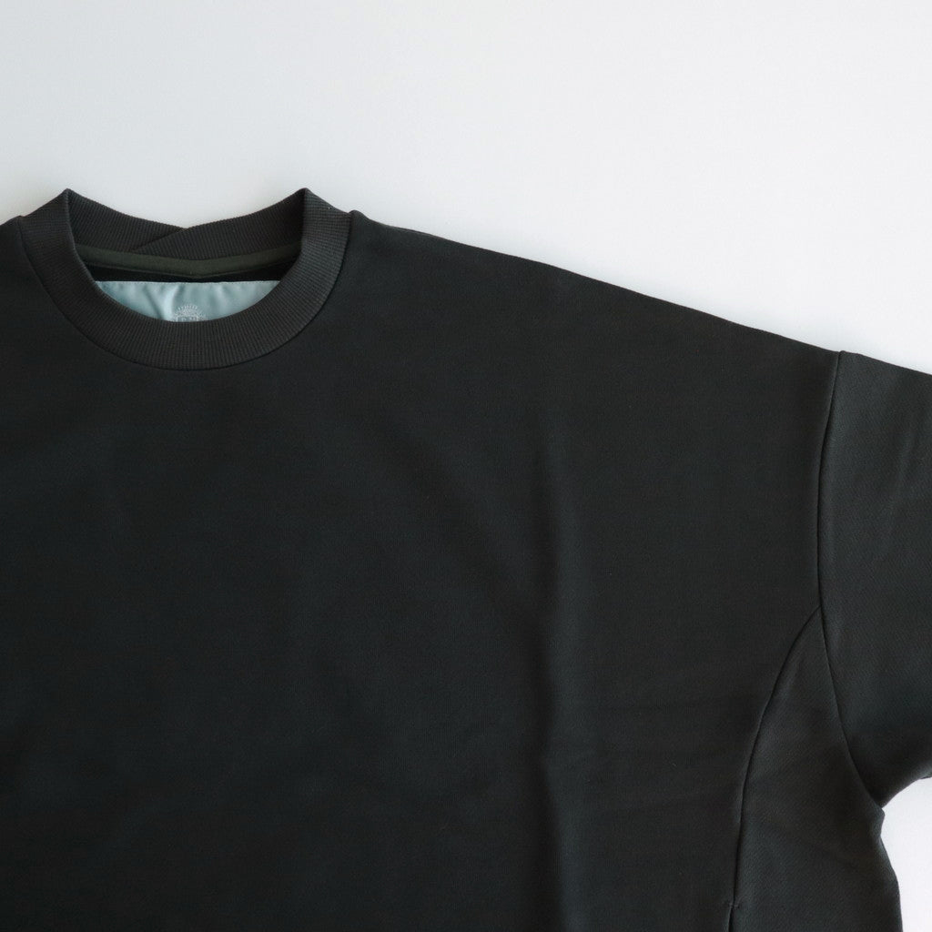 ラップリブワイドSWトレーナー #CHARCOAL GRAY [D124-T858]