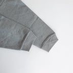 ラップリブワイドSWトレーナー #HEATHER GRAY [D124-T858]